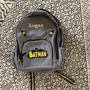 Batman book bag monogrammed